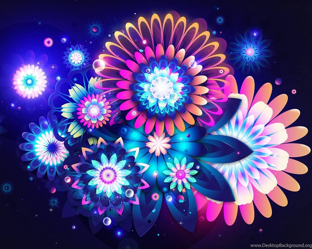 Colorful Flower Wallpapers Designs