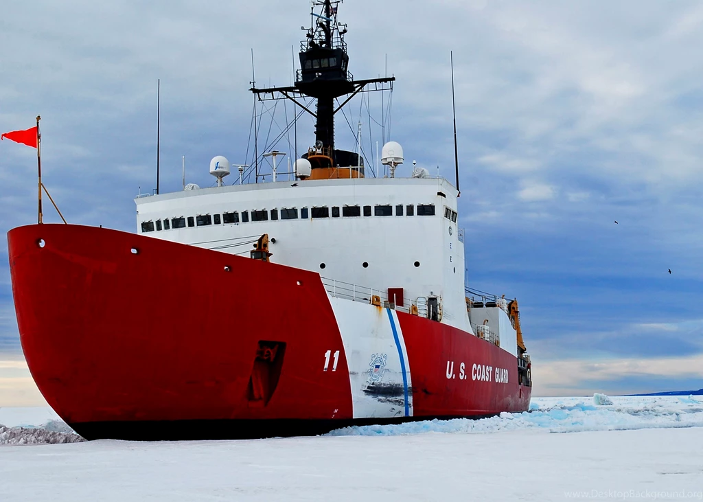 Ship Icebreaker Us Coast Guard Cutter Polar Sea Rests