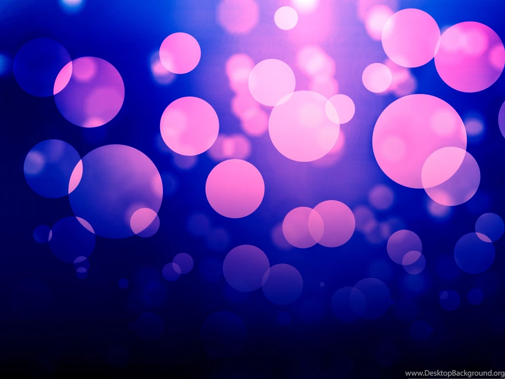 Wallpapers For Computer Free, Purple Bokeh On Blue Backgrounds ...