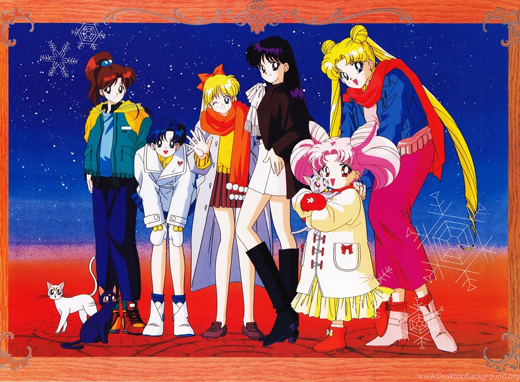 Bishoujo Senshi Sailor Moon Sailor Senshi Team Wallpapers ...