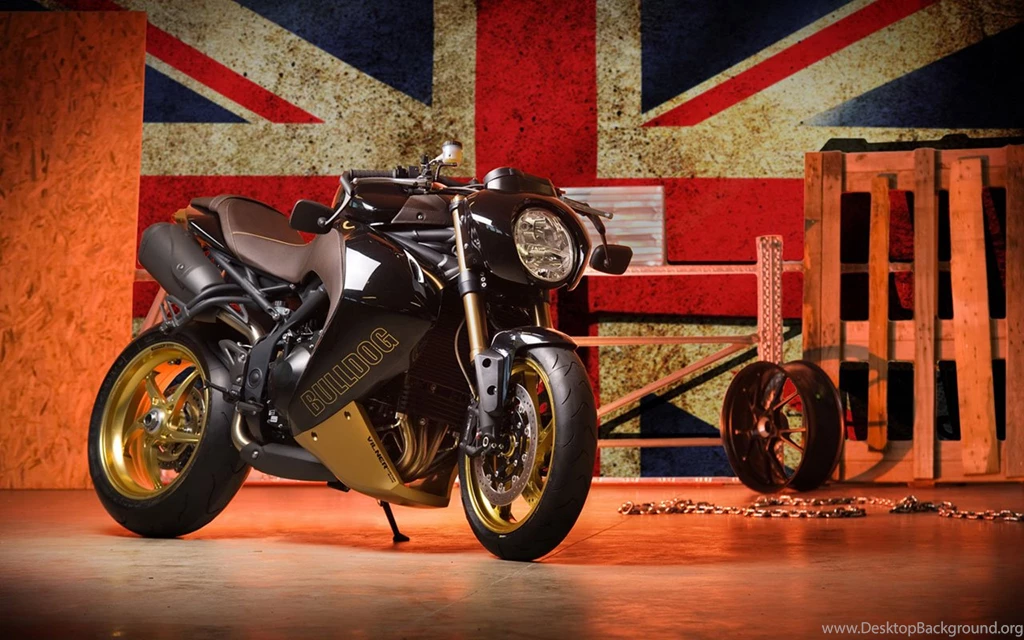 Triumph Speed ​​three Bulldog Custom Edition Motorcycle Wallpapers ...