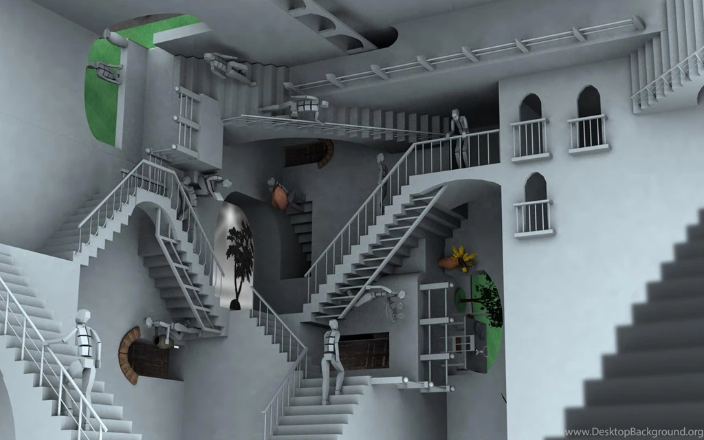 Desktop Wallpapers · Gallery · 3D Art · 3d Optical Illusion