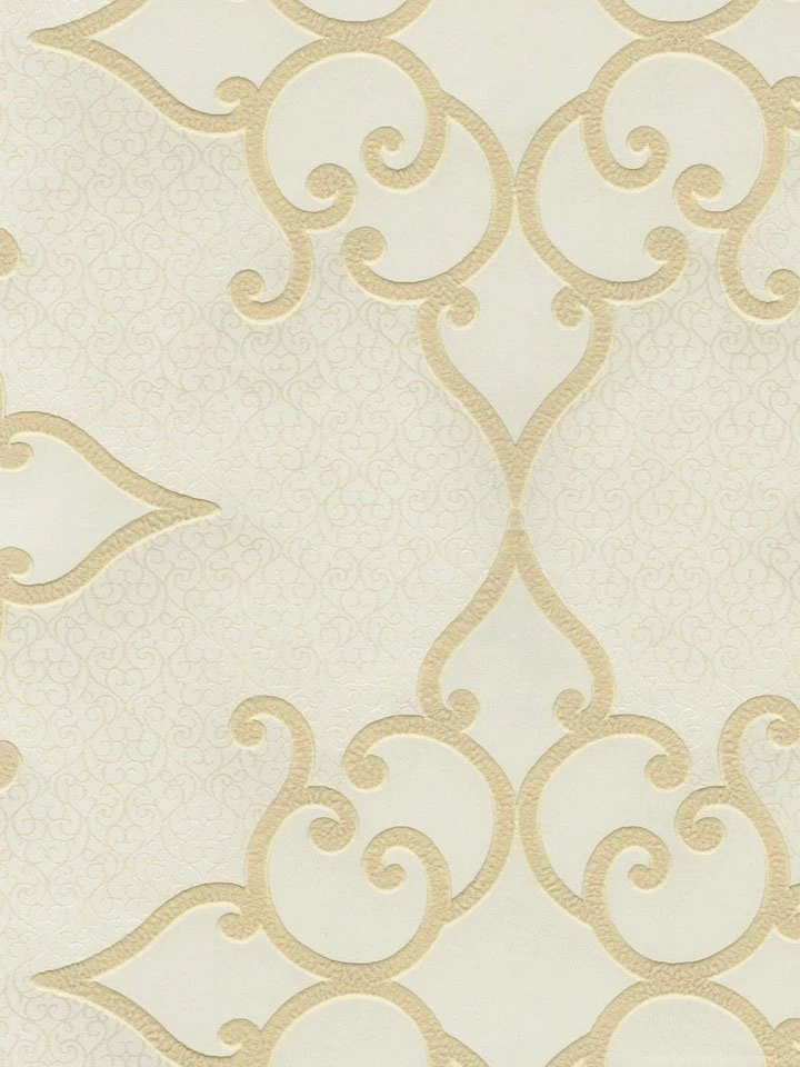 Tan Textured Diamond Scroll Wallpapers By Brewster