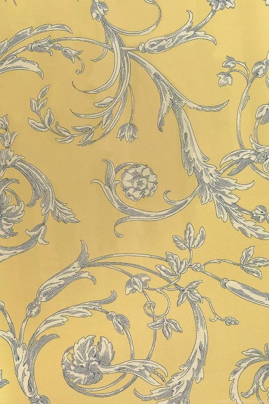 Yellow Scroll Wallpapers By Sanderson