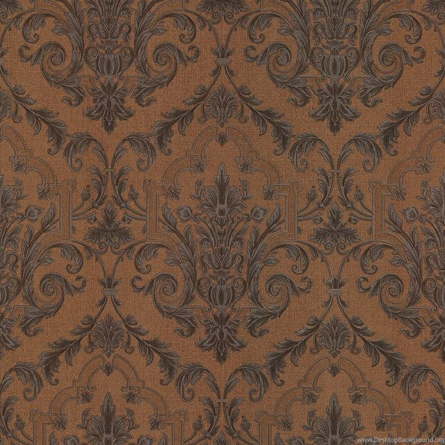Consuela Copper Damask Wallpaper, Bolt   Wallpapers   By Brewster ...