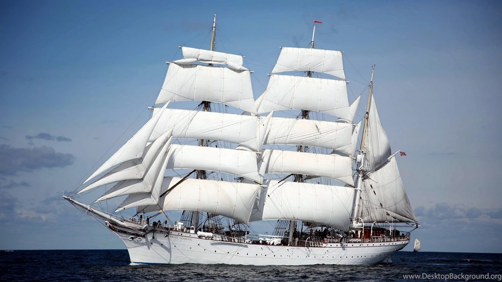 Statsraad Lehmkuhl Tall Ship, Ocean, Sea, 1920x1080 HD Wallpapers ...