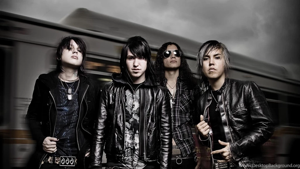 Escape The Fate Band Clothes Haircuts Train