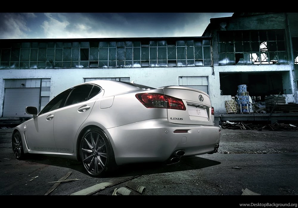Lexus IS F, Wallpaper, Silver, Car, Rear View