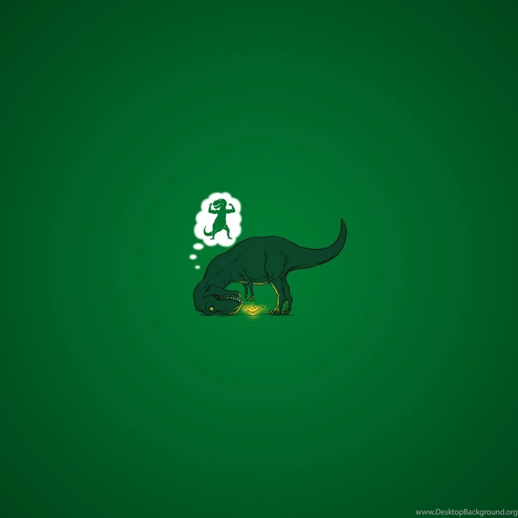 Funny T rex iPad 1 & 2 Wallpapers
