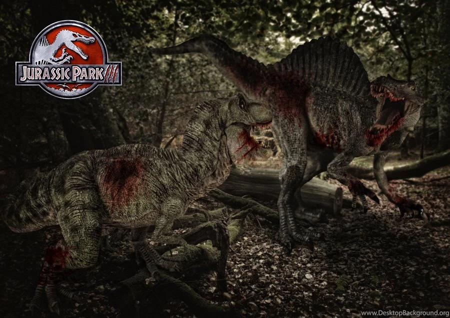 Jurassic Park 3 Spinosaurus Vs T Rex   Wallpaper.