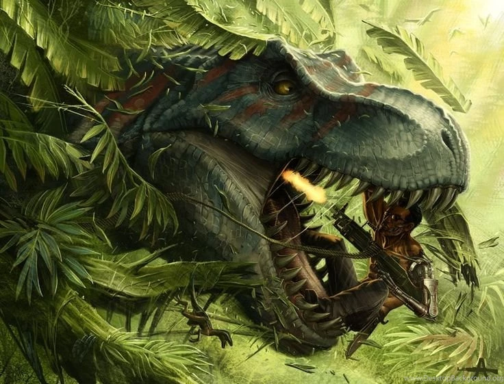 T Rex Vs. Terminator Wallpapers
