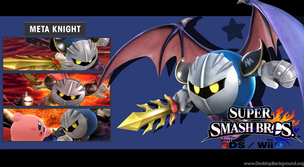 Super Smash Bros. 3DS/Wii U Meta Knight Wallpapers By DaKidGaming ...