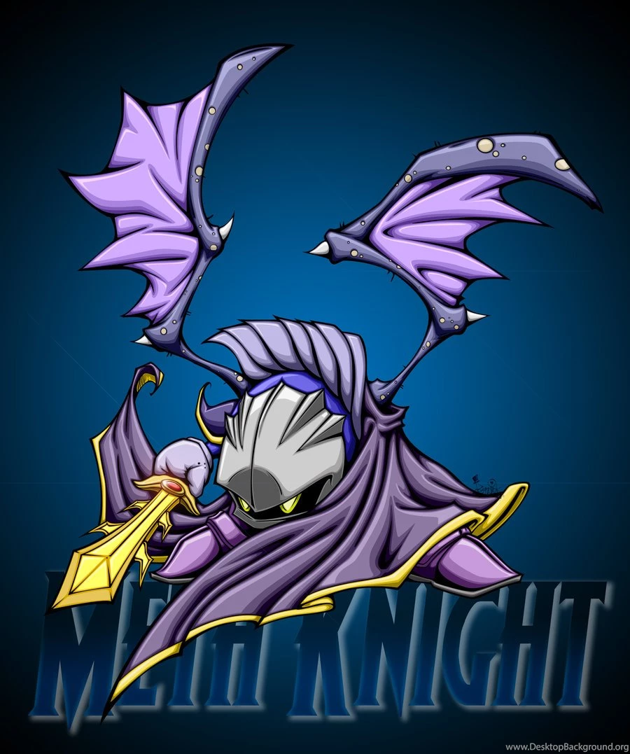Meta Knight With Bg By Pnutink On DeviantArt
