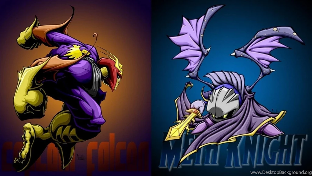 Falcon Super Smash Bros Artwork Metaknight Wallpapers