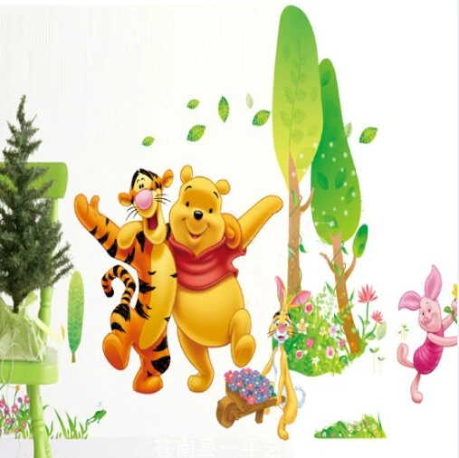 Aliexpress.com : Buy Winnie The Pooh Wall Sticker Cartoon Tiger ...