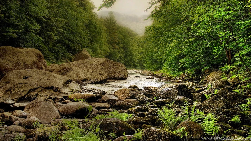 Nature River Wallpapers HD 1366x768