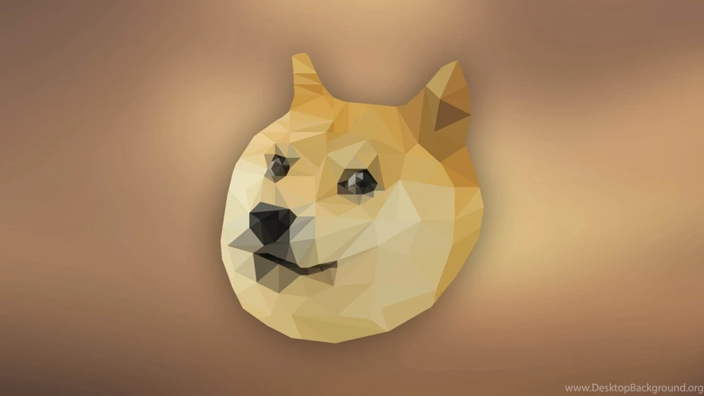 Download Low Poly Doge HD Wallpapers For 1366 X 768   HDwallpapers.net