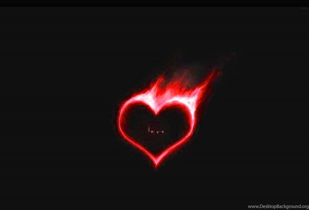 Flame Flames Heart Wallpapers (