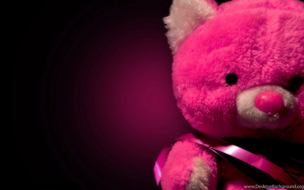 Cute Pink Teddy Bear Wallpapers For Desktop – Valentine Week 2016