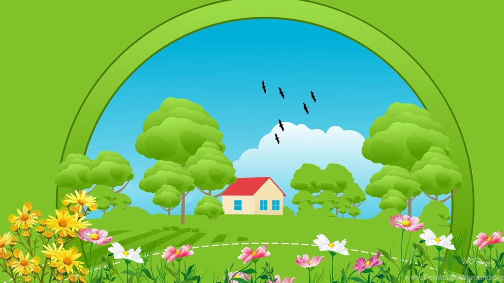 Summer Country Home HD Desktop Wallpapers : Widescreen : High ...