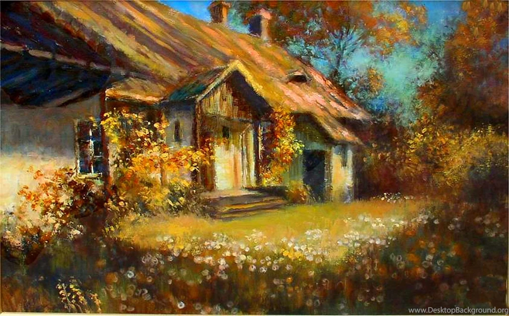 Old, Cottage, High, Definition, Wallpaper, For, Desktop ...
