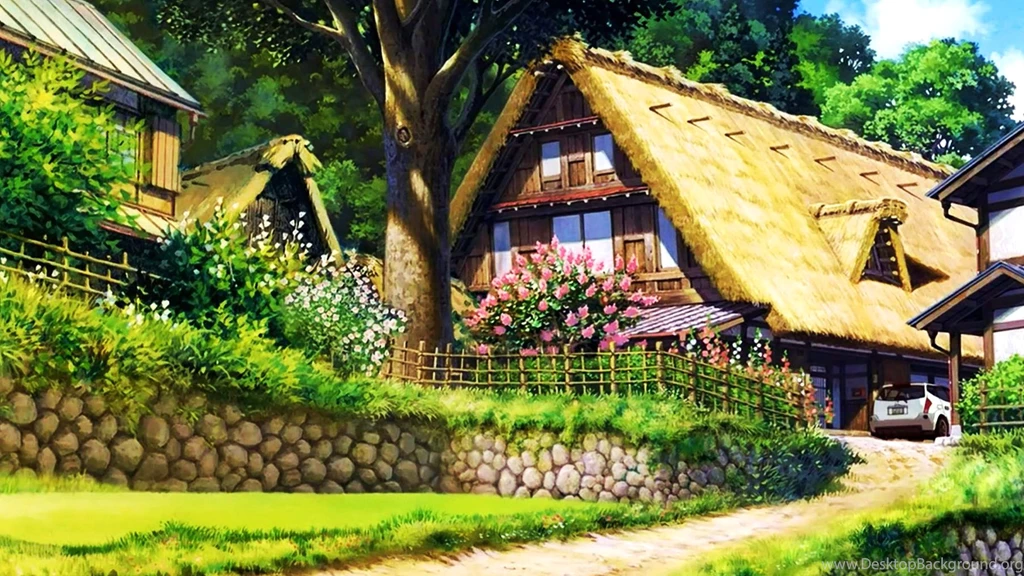 Awesome, Country, Cottage, Hd, Wallpaper, For, Desktop, Image ...