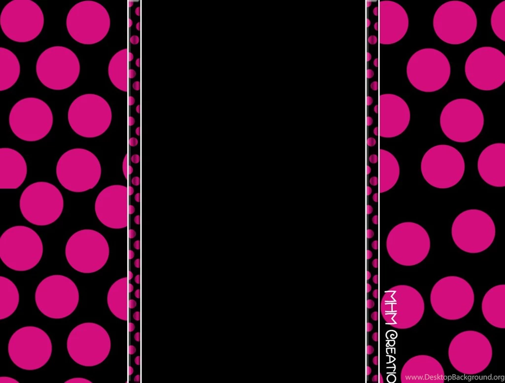 Pink And Black Patterned