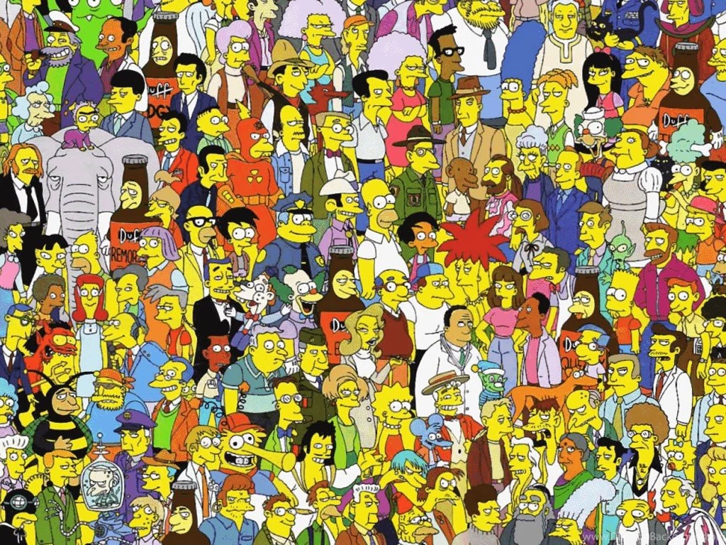 The Simpsons Bart Simpson Lisa Mr Burns Krusty