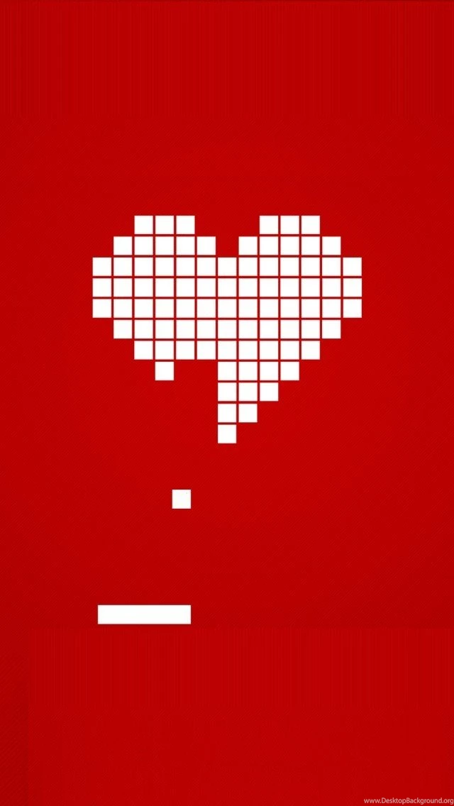 8 Bit Heart Valentines Day iPhone 5 Wallpapers / IPod Wallpapers HD ...