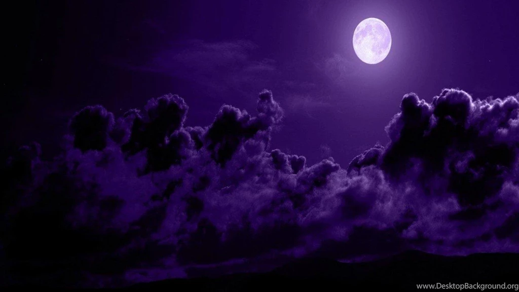 NIGHT IN PURPLE WALLPAPER (