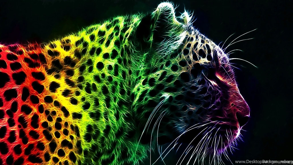 Neon Leopard Wallpapers