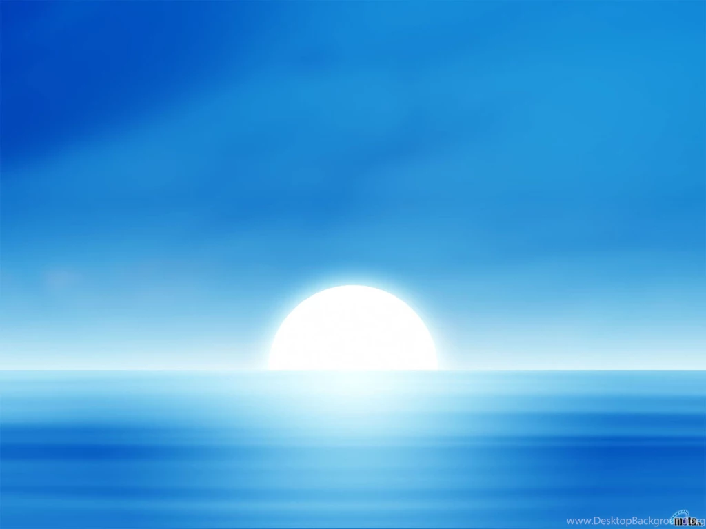Wallpapers Blue, Sunset, Sun, Blue Sunset.
