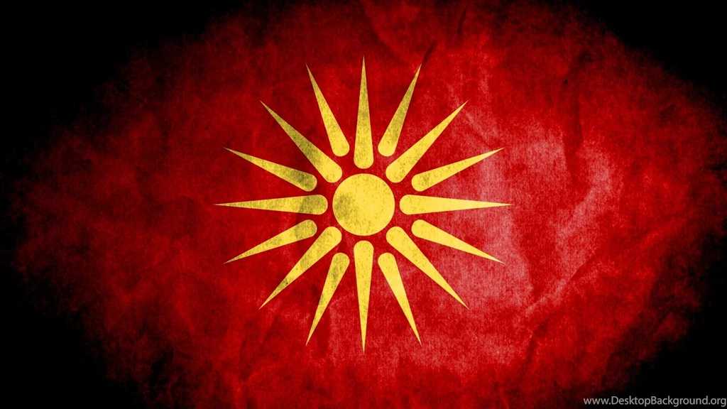 Grunge Flags National Macedonia Wallpapers