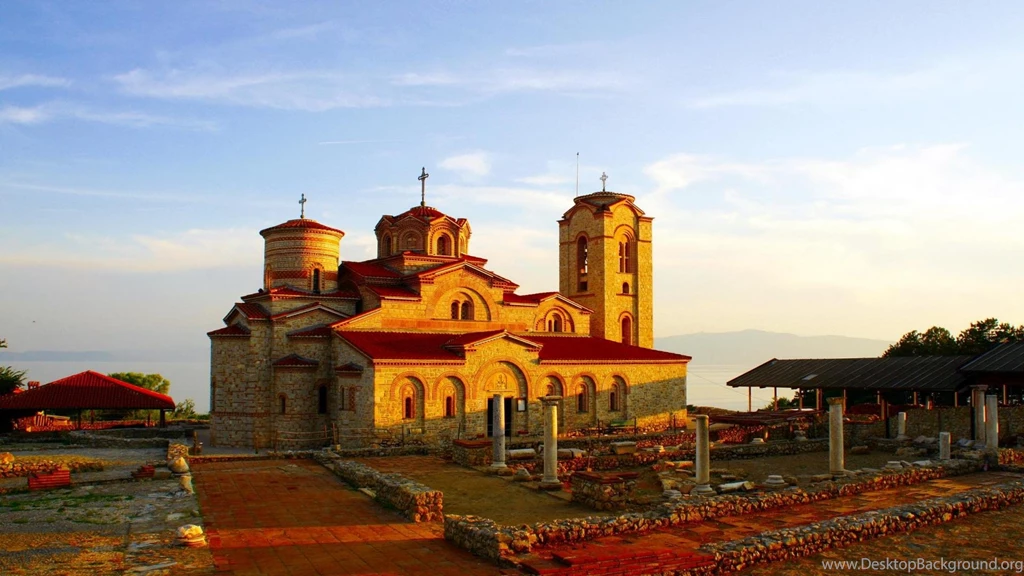 CHURCH AT SUNRISE WALLPAPER   (