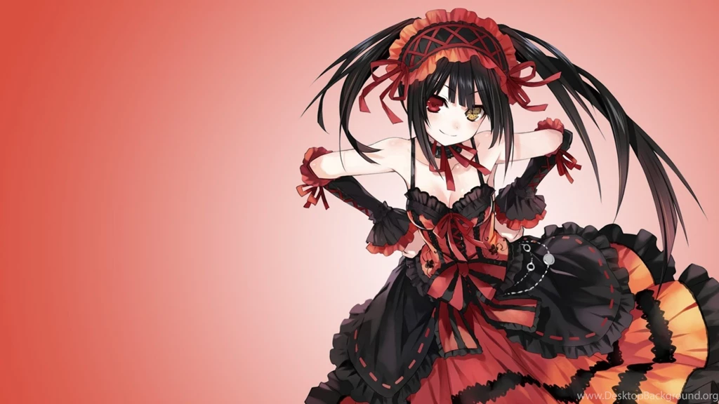 Download Wallpapers 2560x1440 Date A Live, Tokisaki Kurumi, Tsunako ...