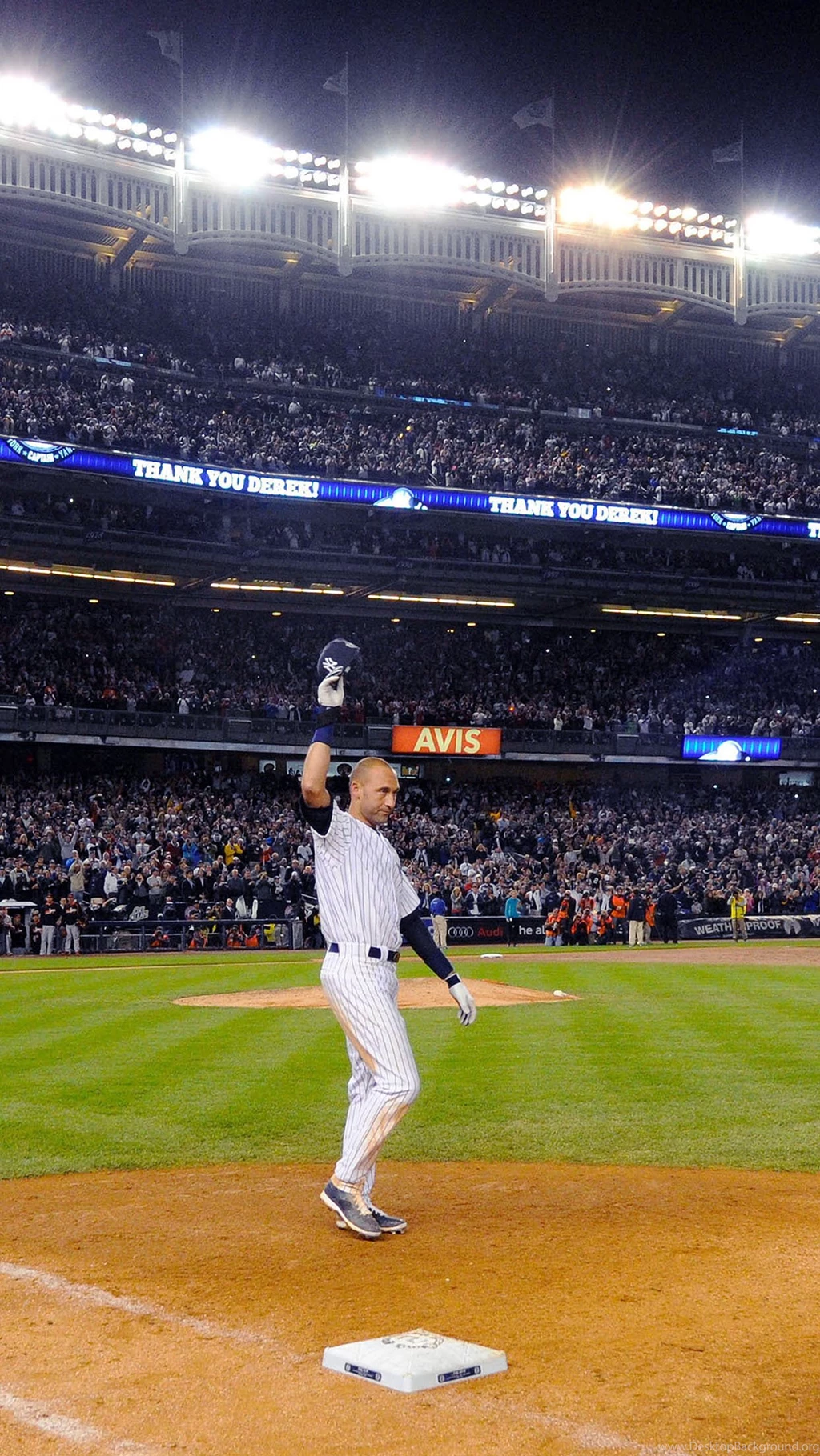 Derek Jeter Walk Off Single New York Yankees Android Wallpapers ...