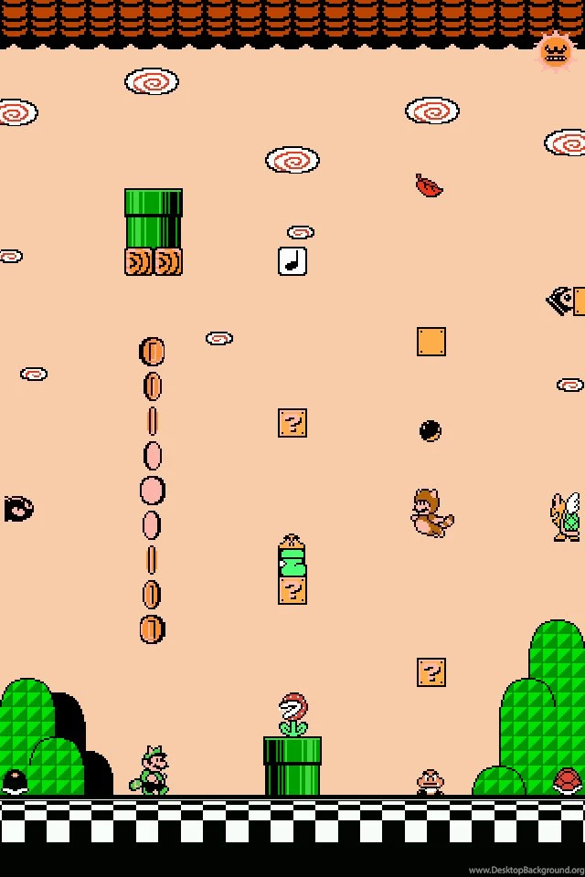 DeviantArt: More Like Super Mario 3 iPhone 4/4s Wallpapers By ...