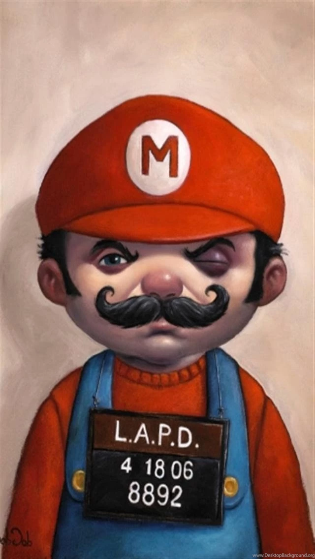 Super Mario 2 Game iPhone Wallpapers, iPhone 5(s)/4(s)/3G Wallpapers