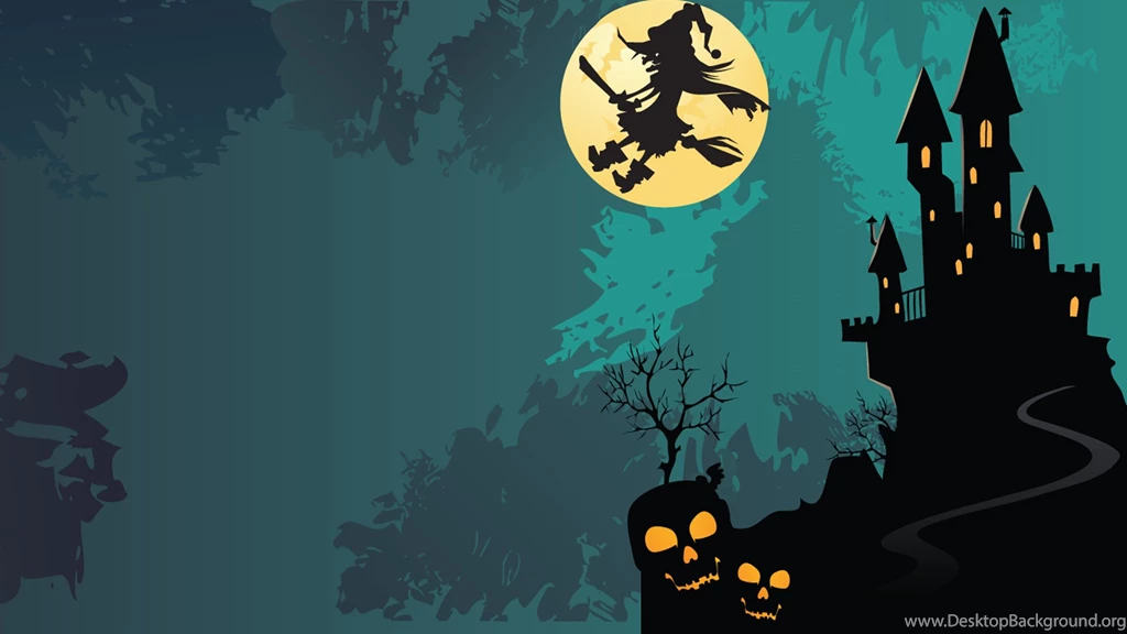Halloween Illustration Silhouette Vector Image