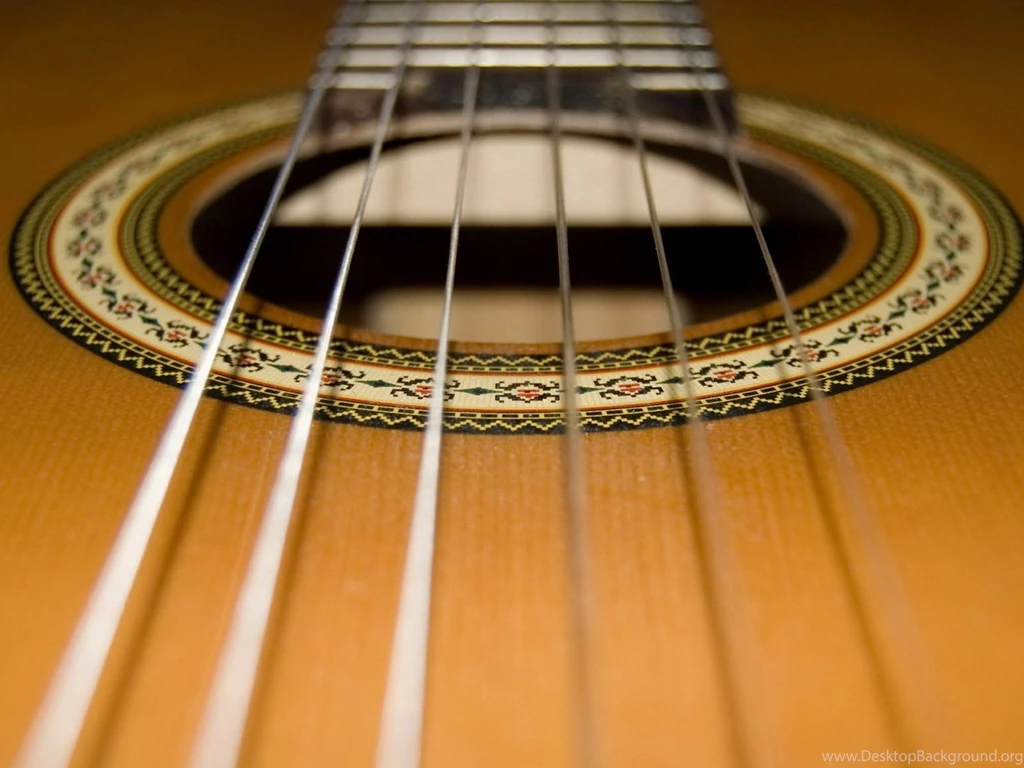 Guitar Wallpapers Classical Guitar Soundhole Inlay Nylon Strings ...