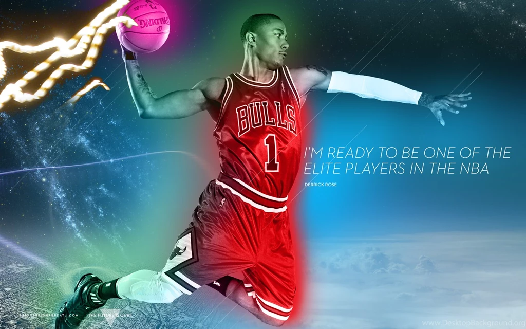 Derrick Rose 'Flying Solo' Wallpapers Download — Bright Bright ...