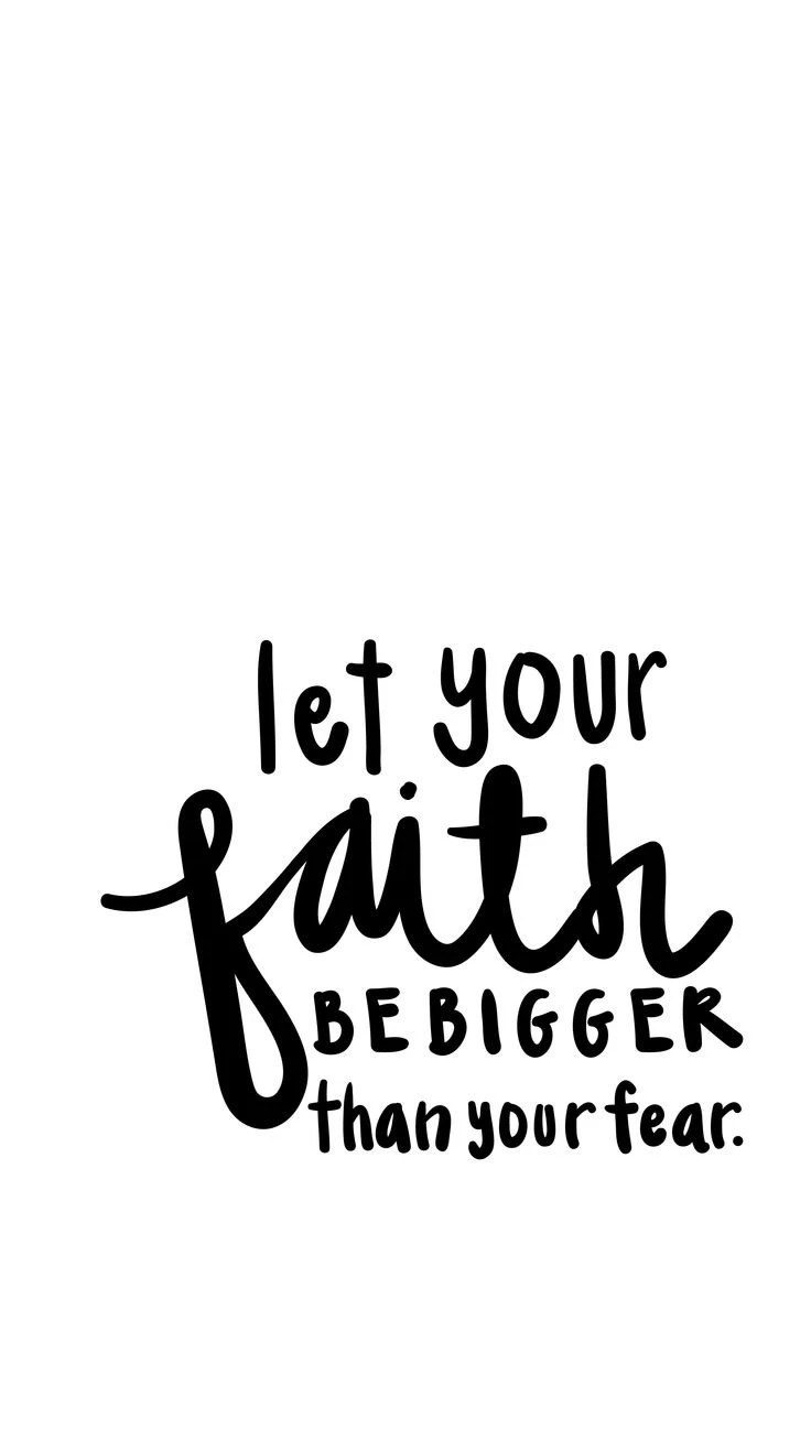 Black White Faith Fear Iphone Wallpapers Phone Backgrounds ...