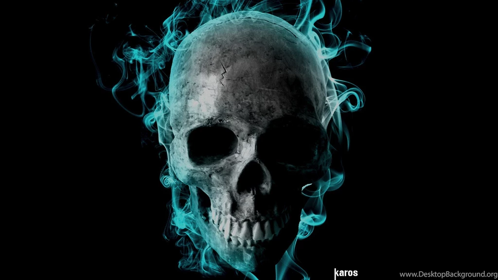 Flaming Skull   Free Large Images