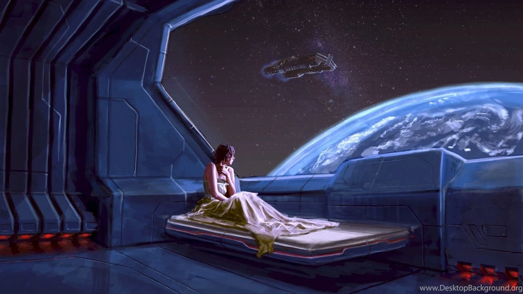 Girl On The Space Station Wallpapers And Images Wallpapers ...