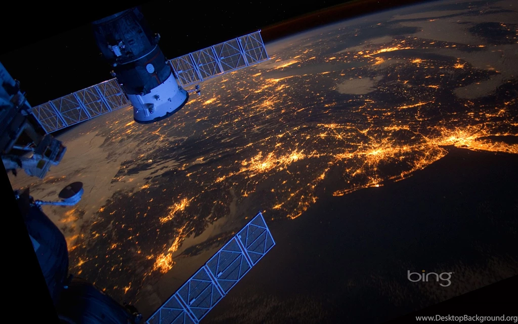 View Of The East Coast Of The United States From The International ...