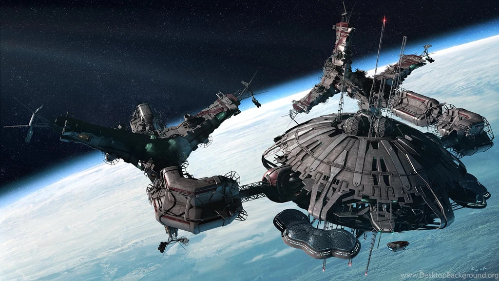 Outer Space, Space Station, Science Fiction :: Wallpapers