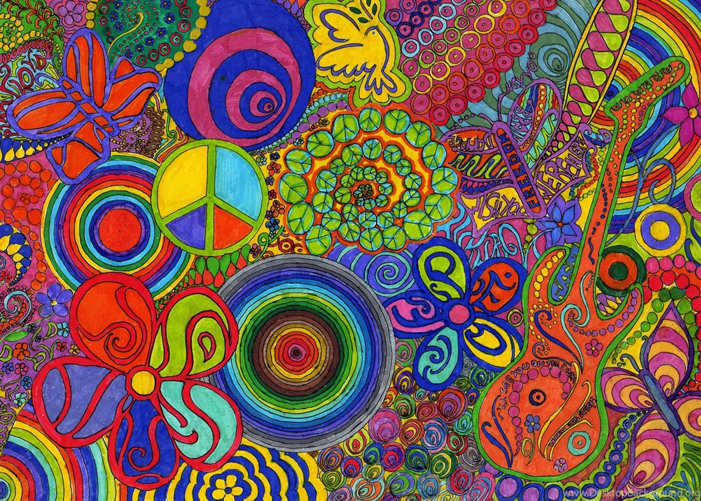 Abstract Wallpaper: Hippie Flower Free Wallpapers For HD Wallpapers ...