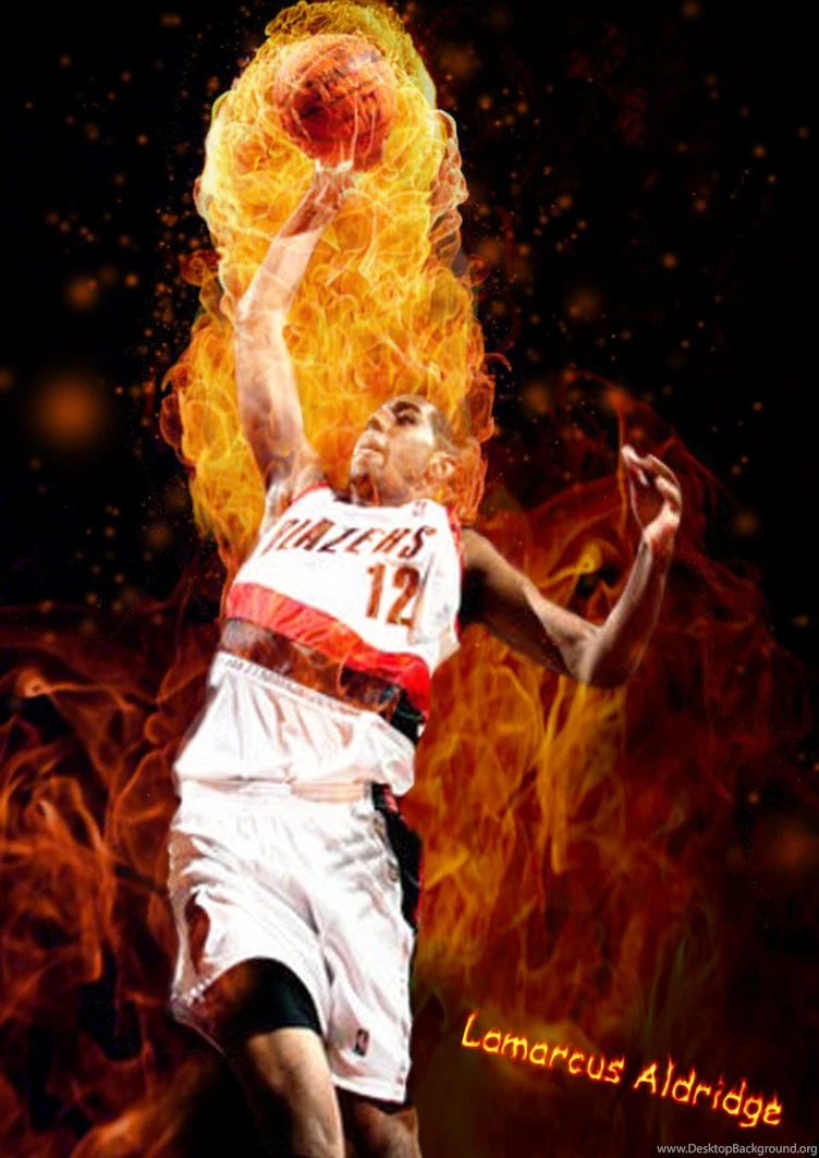 Lamarcus Aldridge Fire By James1994 On DeviantArt