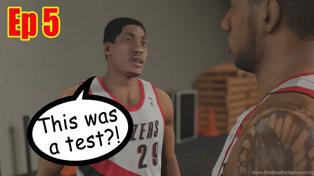 NBA 2K14 Next Gen Center The Rook Ep 5: A Test?! LaMarcus Aldridge ...