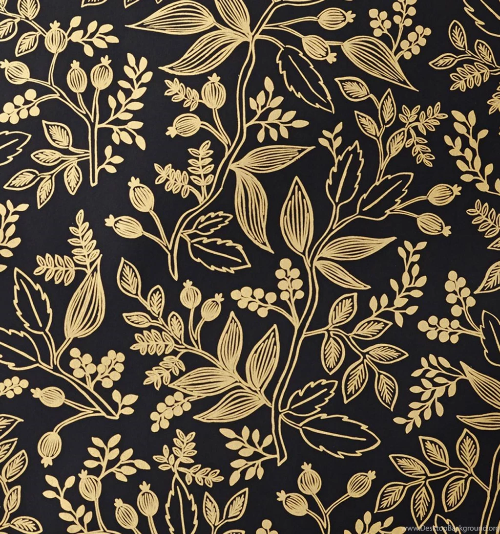 Queen Anne (Ebony) Wallpapers By RIFLE PAPER Co.